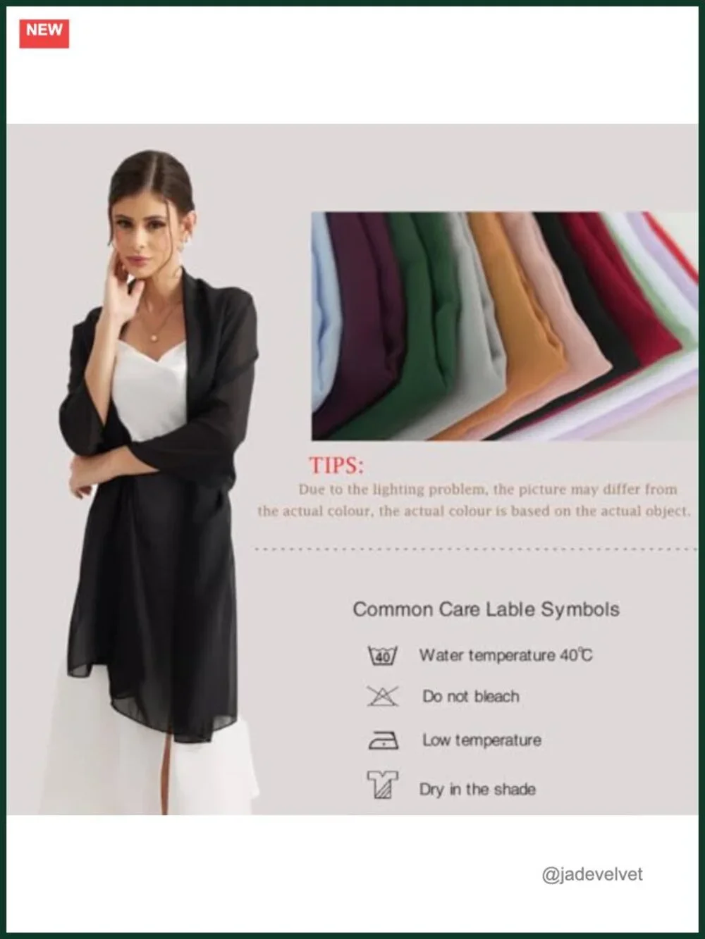 Sheer Chiffon Shawl Wrap for Evening Dresses Bridal Scarf Lightweight